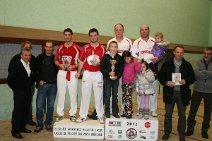 Podium Finale Ligue pelote basque 2012