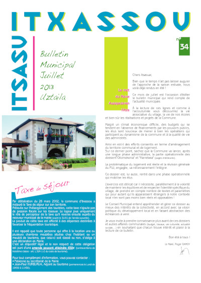 Bulletin 2013 Juillet