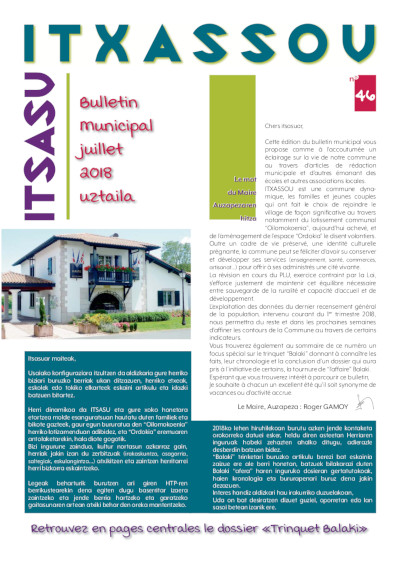 Bulletin Itxassou 28p 07-2018