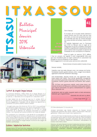 Bulletin Itxassou 41 bd